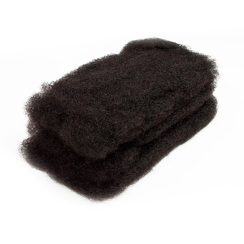 Style Icon Afro Kinky Bulk Human Hair for Dreadlocks Extensions Twist Braiding 1 Pack 50 Gram