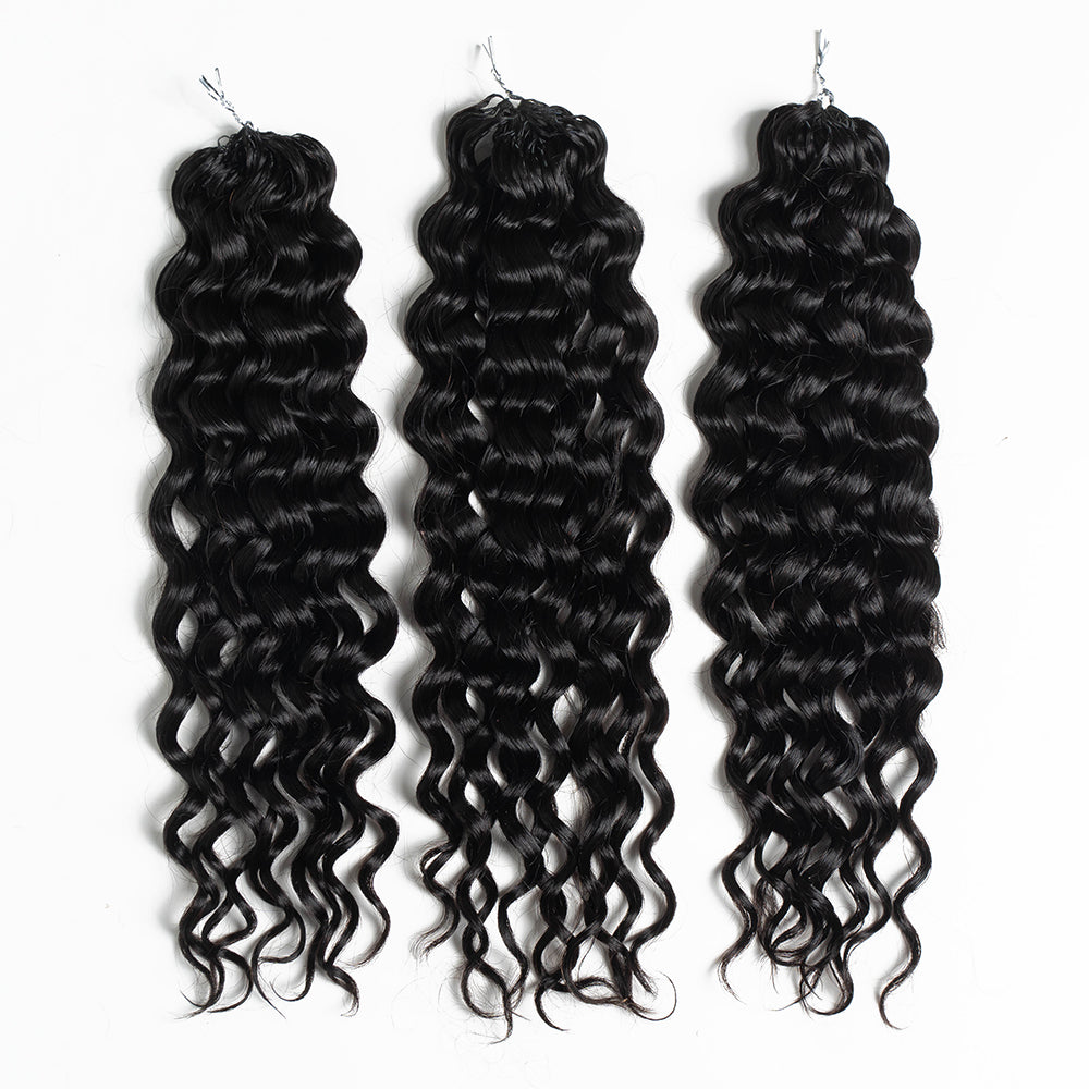 [Style Icon] Crochet Human Hair Pre Looped Afro Kinky V Bulk Natural Curly Hair for Kinky Twist Crochet Braiding Hair Natural Black 56 Gram/Pack