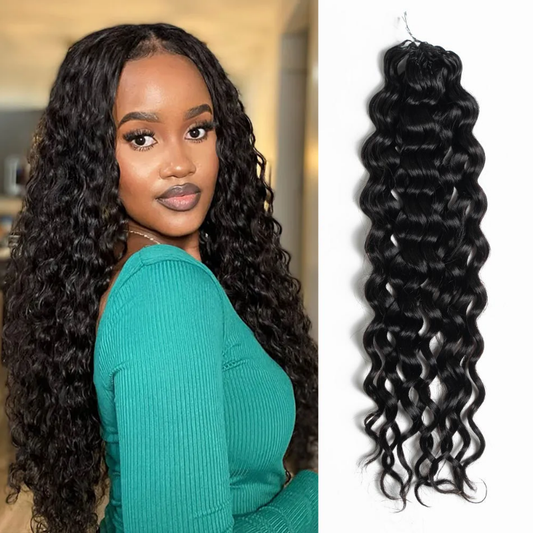 [Style Icon] Crochet Human Hair Pre Looped Afro Kinky V Bulk Natural Curly Hair for Kinky Twist Crochet Braiding Hair Natural Black 56 Gram/Pack