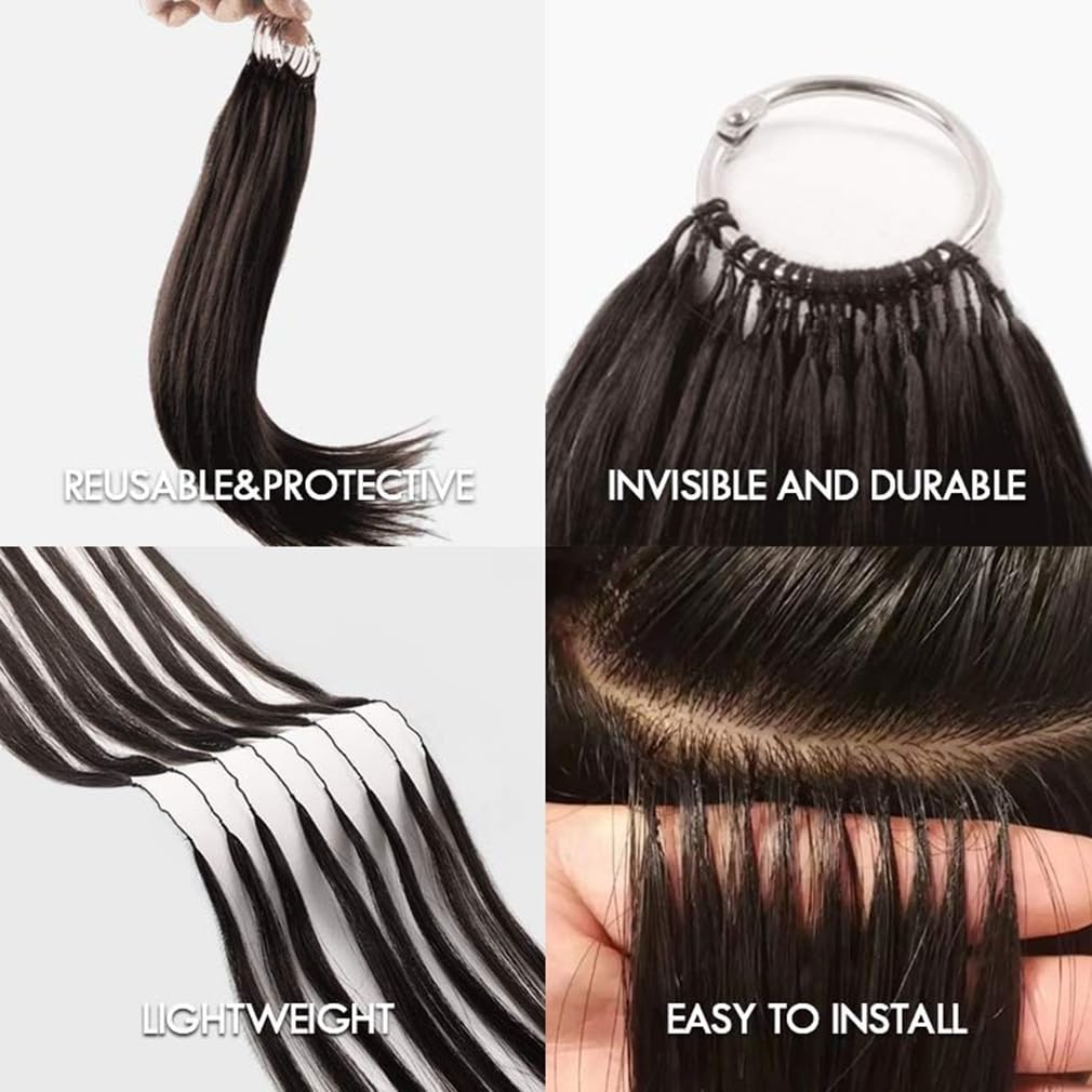 [Style Icon] Crochet Human Hair Pre Looped Knotless Hair Natural Curly Hair for Kinky Twist Crochet Braiding Hair